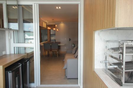 Varanda Gourmet de apartamento para alugar com 3 quartos, 223m² em Boqueirão, Santos