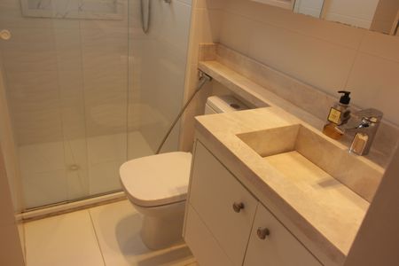 Apartamento para alugar com 134m², 3 quartos e 2 vagasBanheiro da Suíte 1