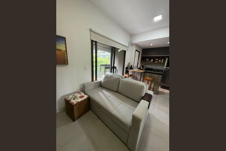 Sala de apartamento à venda com 1 quarto, 49m² em Jardim Paulistano, São Paulo