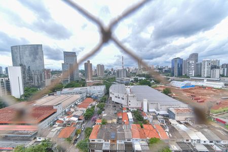 Varanda - Vista de apartamento à venda com 1 quarto, 47m² em Vila Cordeiro, São Paulo