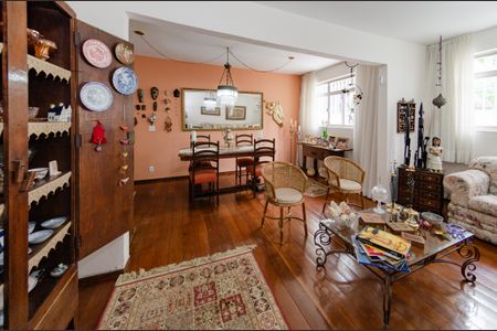 Sala de apartamento à venda com 4 quartos, 120m² em Sion, Belo Horizonte