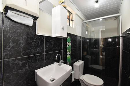 Casa para alugar com 300m², 4 quartos e 4 vagasBanheiro da Área gourmet