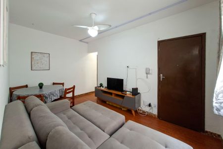 Sala de apartamento para alugar com 1 quarto, 45m² em Boqueirão, Praia Grande