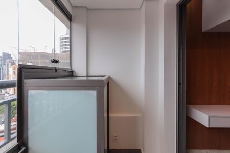 Studio para alugar com 26m², 1 quarto e sem vagaVaranda 