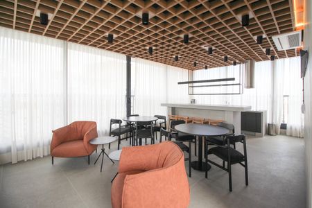 Studio à venda com 55m², 1 quarto e 1 vagaÁrea comum - Salão de festas