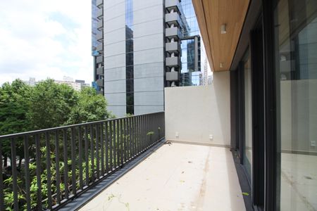 Studio à venda com 55m², 1 quarto e 1 vagaVaranda