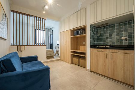 Studio de kitnet/studio para alugar com 1 quarto, 27m² em Cerqueira César, São Paulo