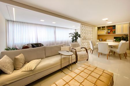 Sala de apartamento à venda com 4 quartos, 141m² em Buritis, Belo Horizonte