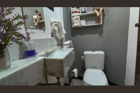 Lavabo  de casa de condomínio à venda com 3 quartos, 168m² em Recreio dos Bandeirantes, Rio de Janeiro