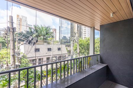 Varanda de kitnet/studio à venda com 1 quarto, 37m² em Itaim Bibi, São Paulo
