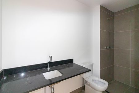 Banheiro Social de kitnet/studio à venda com 1 quarto, 37m² em Itaim Bibi, São Paulo