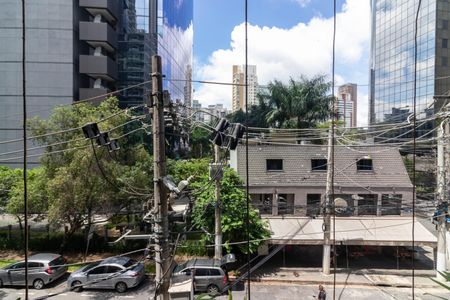 Vista da Varanda de kitnet/studio à venda com 1 quarto, 37m² em Itaim Bibi, São Paulo