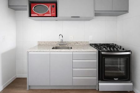 Cozinha de apartamento à venda com 1 quarto, 33m² em Vila Campesina, Osasco