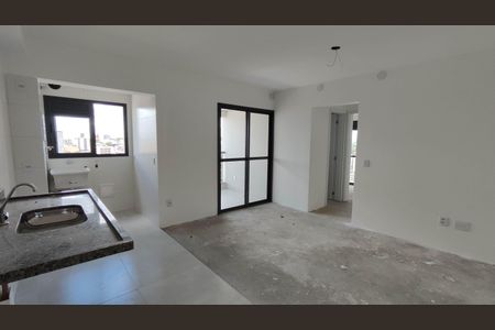 Sala / Cozinha de casa de condomínio à venda com 2 quartos, 52m² em Cidade Antônio Estêvão de Carvalho, São Paulo