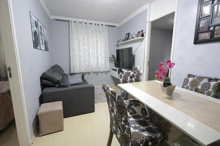 Sala de apartamento à venda com 3 quartos, 52m² em Vila Lutécia, Santo André
