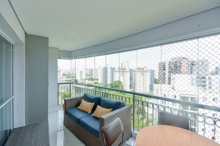 Varanda Sala de apartamento à venda com 3 quartos, 120m² em Vila Campo Grande, São Paulo