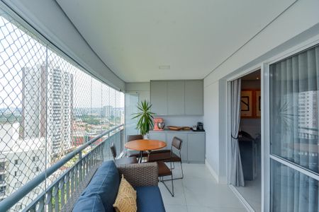 Varanda Sala de apartamento à venda com 3 quartos, 120m² em Vila Campo Grande, São Paulo