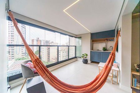 Varanda Gourmet de apartamento para alugar com 3 quartos, 87m² em Jardim Bela Vista, Santo André