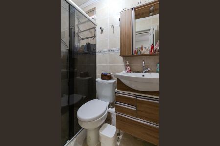 Banheiro Suíte de apartamento à venda com 1 quarto, 45m² em Santana, Porto Alegre