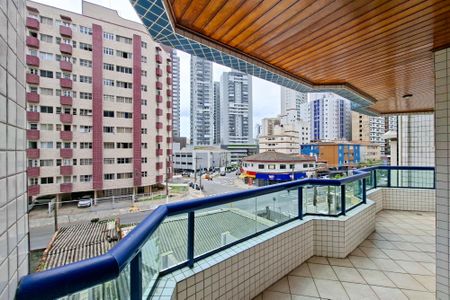 Sacada  de apartamento para alugar com 2 quartos, 90m² em Guilhermina, Praia Grande