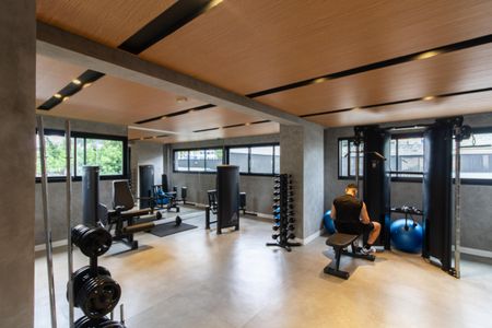 Apartamento para alugar com 24m², 1 quarto e sem vagaAcademia