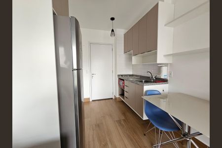 Cozinha de kitnet/studio à venda com 1 quarto, 25m² em Campo Belo, São Paulo