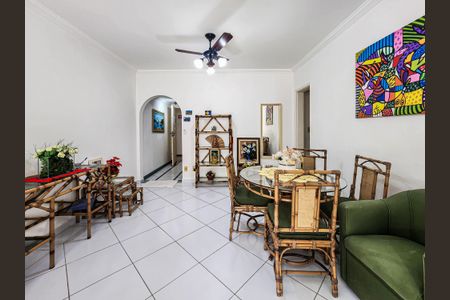 Sala de apartamento para alugar com 3 quartos, 86m² em Boqueirão, Praia Grande