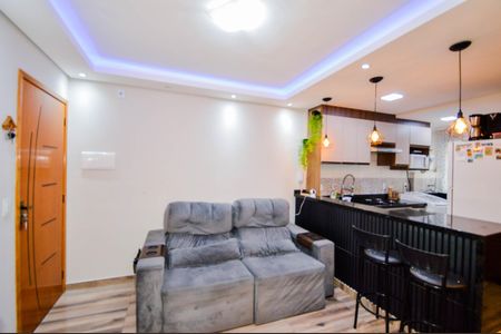 Sala de apartamento para alugar com 2 quartos, 43m² em Parque Mikail, Guarulhos