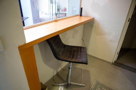 Studio para alugar com 17m², 1 quarto e sem vaga Studio para alugar com 17m², 1 quarto e sem vagaMesa de apoio