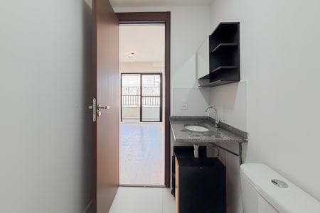 Studio para alugar com 24m², 1 quarto e sem vaga Studio para alugar com 24m², 1 quarto e sem vagaBanheiro