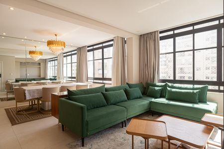 Sala de apartamento à venda com 3 quartos, 146m² em Bela Vista, São Paulo