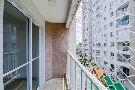 Varanda da Sala de apartamento para alugar com 2 quartos, 48m² em Vila Itapegica, Guarulhos