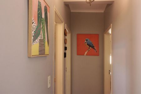 Corredor de apartamento para alugar com 2 quartos, 90m² em Embaré, Santos