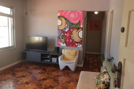 Sala de apartamento para alugar com 2 quartos, 90m² em Embaré, Santos
