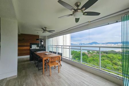 Sala de apartamento para alugar com 3 quartos, 158m² em Parque Enseada, Guarujá