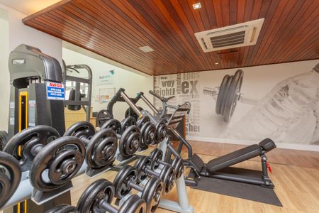 Apartamento para alugar com 107m², 2 quartos e 2 vagasÁrea comum - Academia