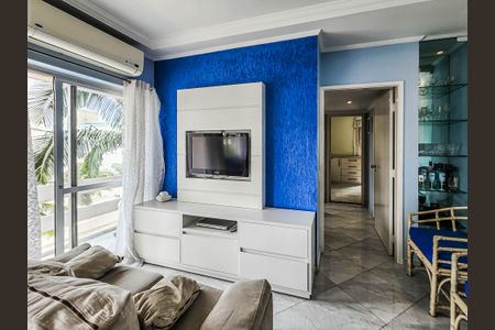 Sala de apartamento para alugar com 3 quartos, 86m² em Boqueirão, Praia Grande