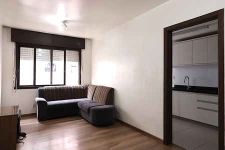Sala de apartamento à venda com 2 quartos, 71m² em Petrópolis, Porto Alegre