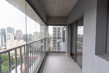 Varanda Sala de apartamento para alugar com 2 quartos, 48m² em Santo Amaro, São Paulo