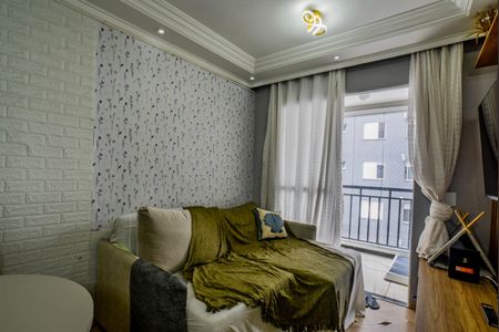 Sala de apartamento à venda com 3 quartos, 70m² em Jd Eudizia, Santo André