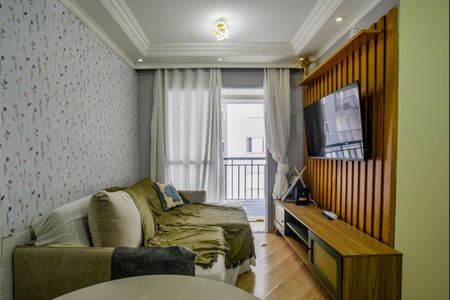 Sala de apartamento à venda com 3 quartos, 70m² em Jd Eudizia, Santo André