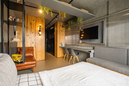 Studio de kitnet/studio para alugar com 1 quarto, 27m² em Pinheiros, São Paulo