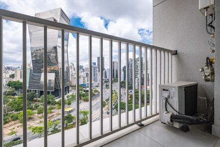 Studio - Varanda de kitnet/studio para alugar com 1 quarto, 27m² em Pinheiros, São Paulo