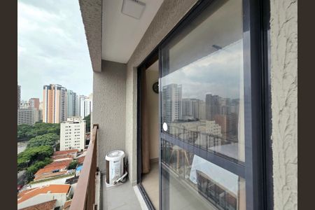 Studio para alugar com 25m², 1 quarto e sem vagaVaranda