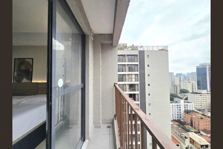 Studio para alugar com 25m², 1 quarto e sem vagaVaranda