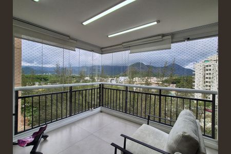Varanda  de apartamento à venda com 3 quartos, 115m² em Recreio dos Bandeirantes, Rio de Janeiro