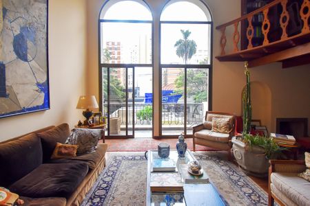 Sala de estar de apartamento para alugar com 4 quartos, 280m² em Consolação, São Paulo