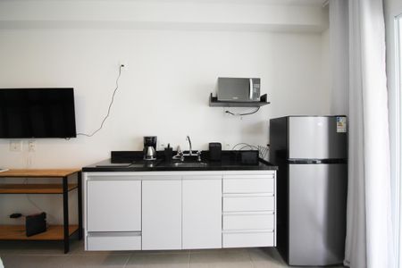Studio para alugar com 35m², 1 quarto e sem vaga Studio para alugar com 35m², 1 quarto e sem vagaCozinha