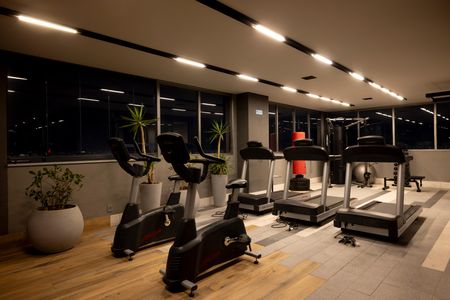 Studio para alugar com 30m², 1 quarto e sem vaga Studio para alugar com 30m², 1 quarto e sem vagaAcademia