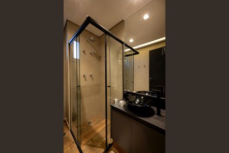 Studio para alugar com 30m², 1 quarto e sem vaga Studio para alugar com 30m², 1 quarto e sem vagaBanheiro